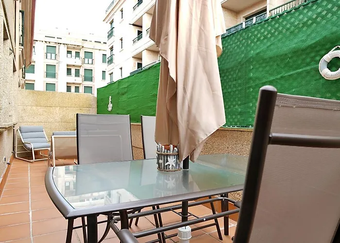 Galihost - Con Piscina Y Terraza En Playa Lanzada Apartmán